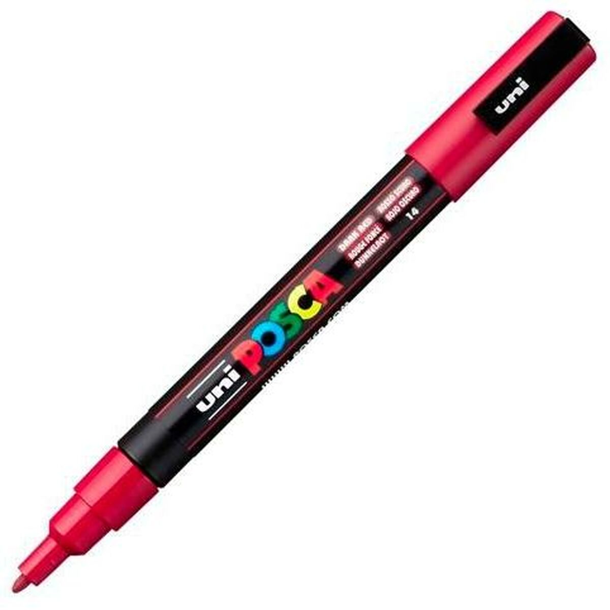 Pennarello POSCA PC-3M Rosso Scuro (6 Unità)